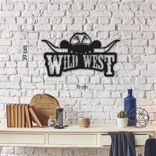 Wild West Metal Tablo Metal Wall Art by Pirudem Metal Arts - Metal Wall Arts & Clocks & Decors 