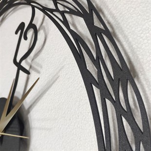 Winding Metal Saat Metal Wall Art by Pirudem Metal Arts - Metal Wall Arts & Clocks & Decors 